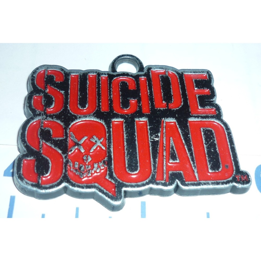 Suicide Squad Movie Logo‎ Skull Metal Keychain DC Comics
